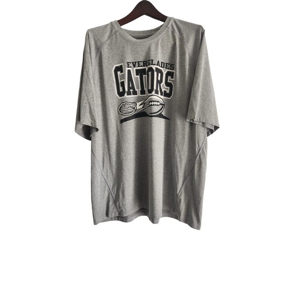 Adidas Florida Gators T-Shirt Mens Size 2XL Gray Polyester Short Sleeve Pullover - Picture 1 of 7